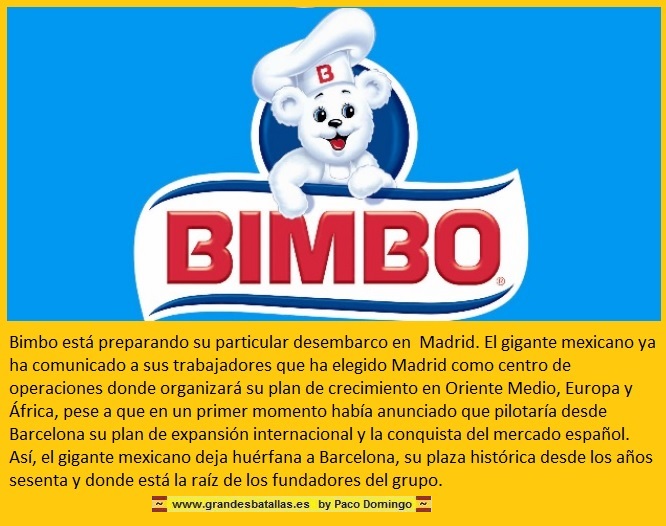 BIMBO DE MARCHA A MADRID